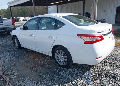 2015 Nissan Sentra S z USA, uszkodzony, nr VIN 3N1AB7AP8FY355115
